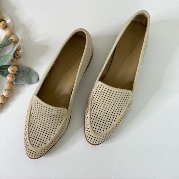 The Flexx leather Loafers with an openwork pattern beige - Picture 2 of 9